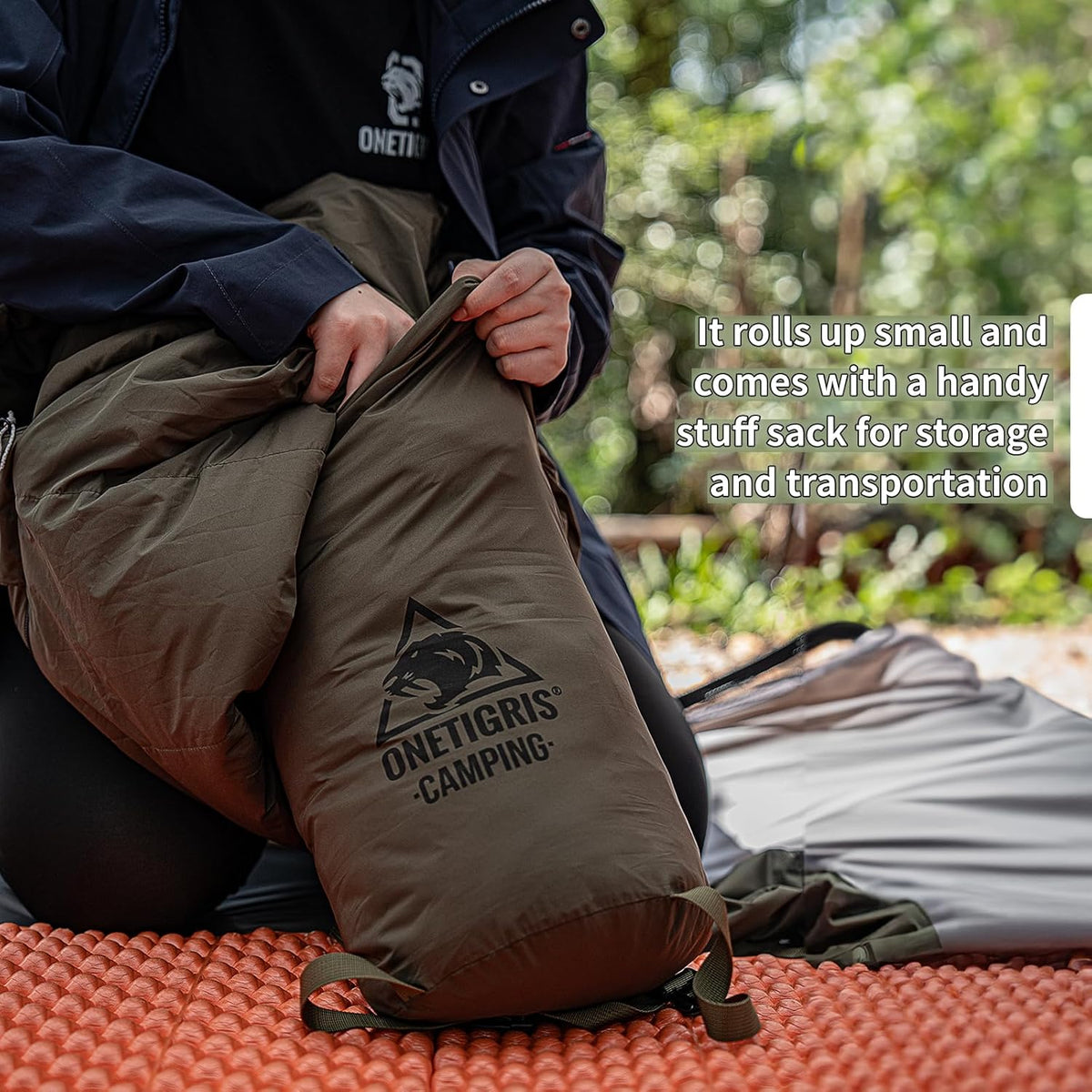 OneTigris Bushcrafter’s Sleeping Bags, Mummy Sleeping Bag for Camping Hiking Backpacking, Survival Gear