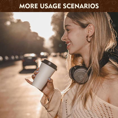 YEEHAW 16 oz Disposable Coffee Cups with Lids 100 Pack