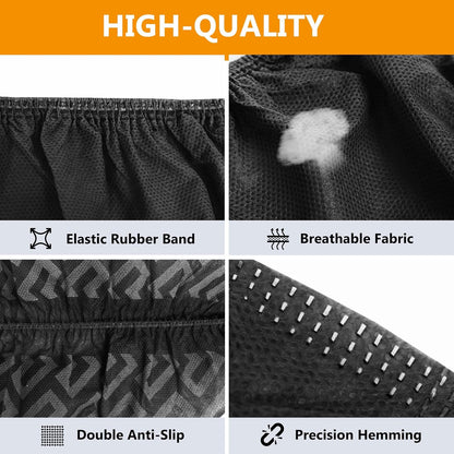 squish Shoe Covers Disposable Non Slip, 100 Pack(50 pairs) Thick Extra Disposable Boot Covers Slip Proof Shoe Cover for Indoors Outdoors Recyclable Protector Covers Fits Virtually Most Shoes