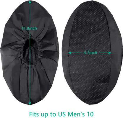 Frienda 8 Pairs Reusable Shoe Covers Waterproof Non Slip Floor,Large
