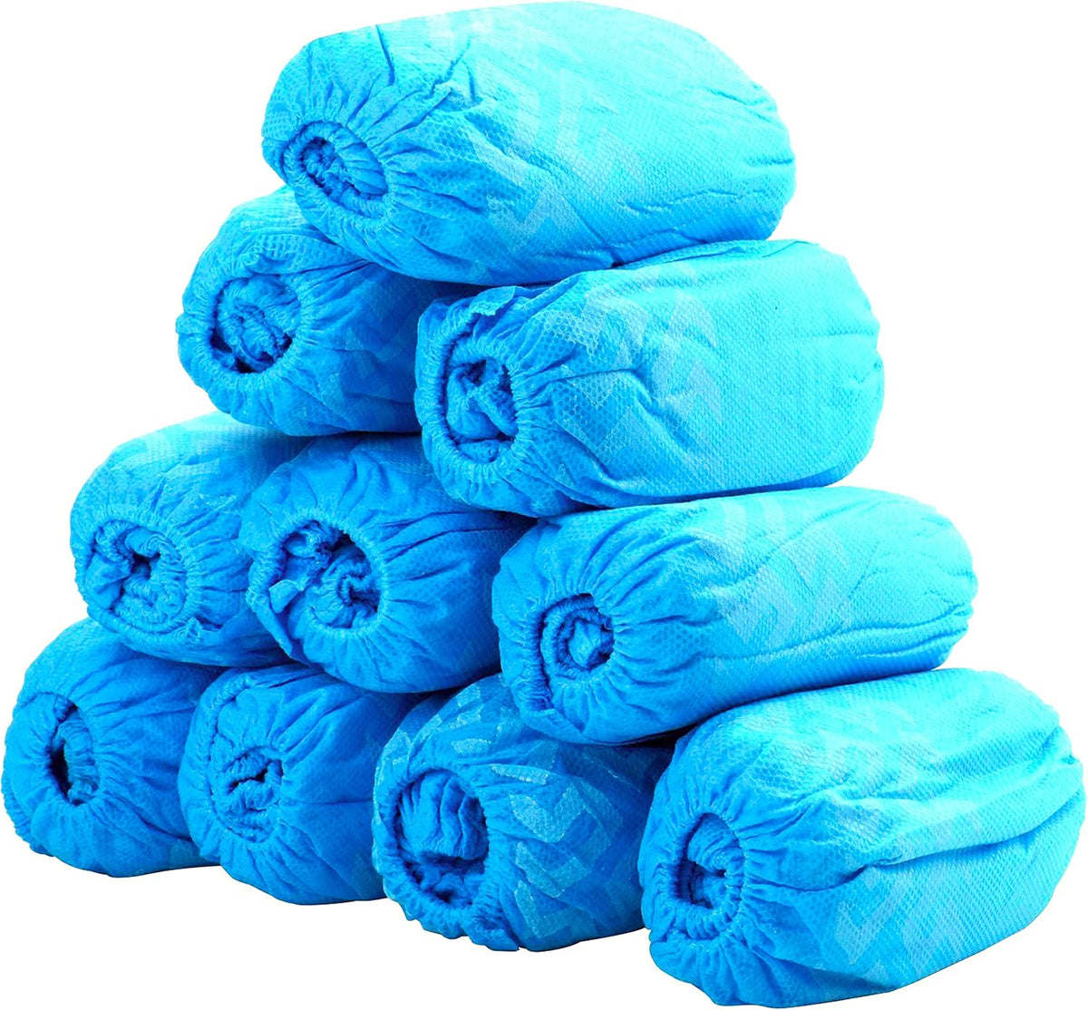 G & F Products Disposable Shoe Covers, Slip-Resistant Booties, Heavy-Duty, Water-Resistant, Elastic Band, Silicone Sole, Protects Floors, Blue, 11 US Men & 13 US Women, X-L, 100 Pcs (50 Pairs)