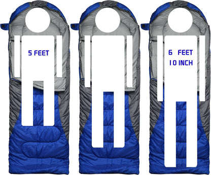 0 Degree Winter Sleeping Bags for Adults, Cold Weather Camping